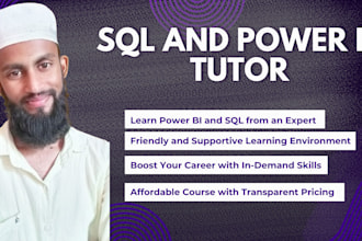 teach sql and power bi from scratch to expert level