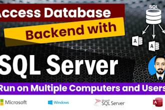 access database design, sql queries, erd and vba excel tools