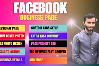 do facebook page create and setup, fan page , social media accounts