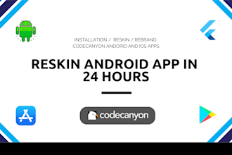 reskin app in 24 hours