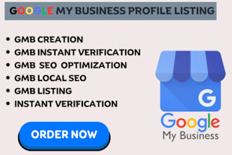 create verified gmb listing, gbp profile, google maps listing, local seo