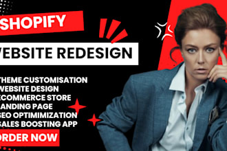 do shopify website development, one product shopify store, shopify design