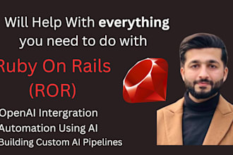 develop and design website on ruby on rails