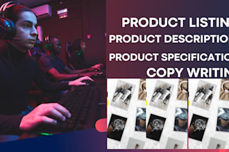 do product listings and descriptions on shopify and amazon