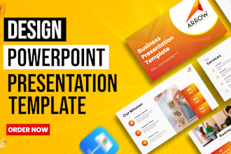 create powerpoint presentation, pitch deck design, keynote or canva presentation