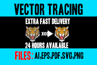 vector tracing, edit, redraw, modify logo or image