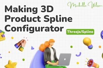 webgl three js 3d spline design 3d product configurator 3d product web animation