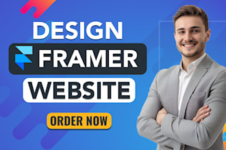 create modern framer website design, framer landing page, framer developer
