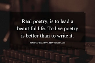 write poems, poetry analysis and short stories for you