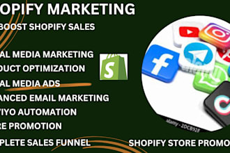 promote shopify dropshipping website, shopify sales