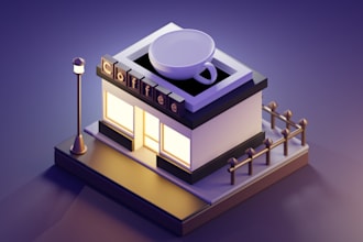 create 3d product or scene animation