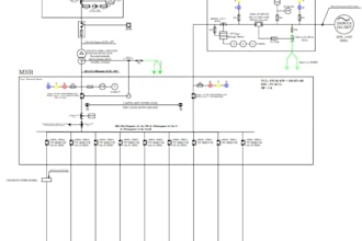 redraw any type of electrical drawing in autocad