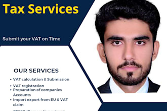 prepare and submit vat and ct return to hrmc