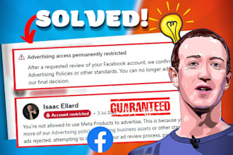 fix fb ad account and business manager restriction and disable issue