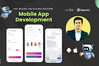 create chat gpt, deep seek, gemini ai app for android ios flutter