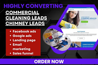 generate commercial cleaning leads chimney cleaning leads gutter cleaning leads