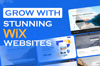 create stunning wix website