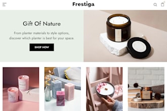 do candles shop responsive shopify website
