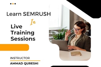 give semrush training lessons in live sessions