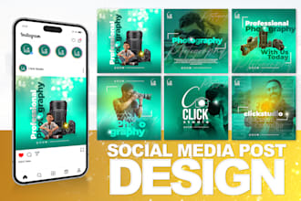 design attractive social media posts and advertising