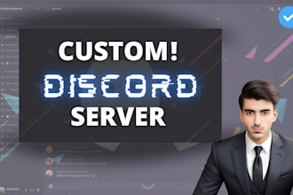 create a professional custom discord server setup within 24 hours