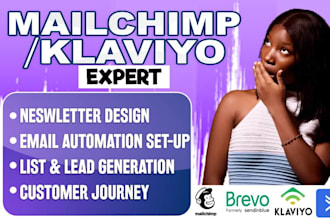 do mailchimp email marketing campaign, email automation, email template design