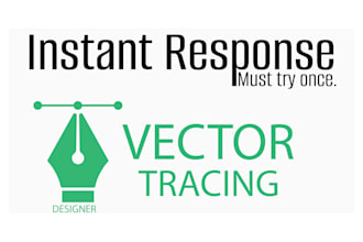 vector tracing, recreate, redraw, trace jpg png logo, convert to vector