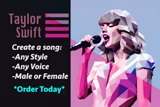 create a taylor swift style song for your next event