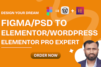 convert perfectly figma to elementor or figma to wordpress
