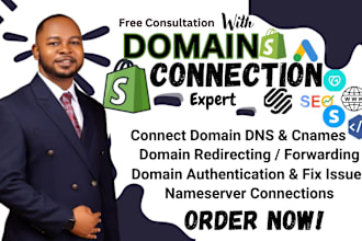 fix dns, connect domain, redirect domain, ssl, godaddy, shopify, systeme io, wix