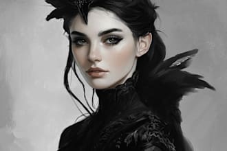 create character and portrait