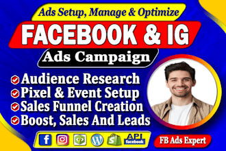 setup and manage your facebook and instagram ads campaign