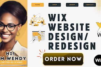 design professional wix website wix editor create wix landing page wix redesign