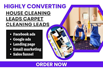 generate house cleaning leads carpet cleaning leads office cleaning leads