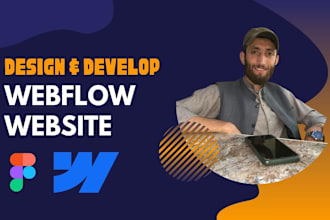 design a webflow site with cms or a landing page