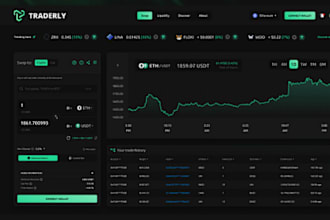 develop crypto wallet app, loan app, exchange app for android and ios, web