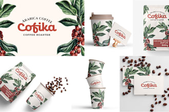 do business logo design with brand identity, full branding kit and style guide