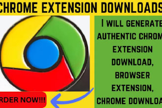 generate chrome extension downloads browser extension chrome extension download