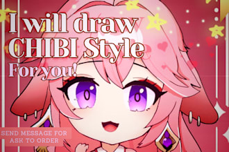draw chibi style for you