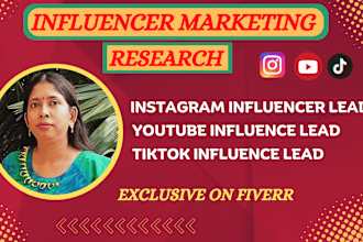 collect youtube instagram influencer valid email list for influencer marketing