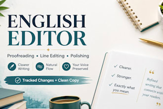 proofread and edit your english perfectly