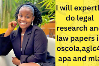 expertly do legal research , law tasks in oscola,aglc4,apa and mla