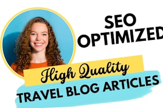 create an SEO optimized travel article or blog post