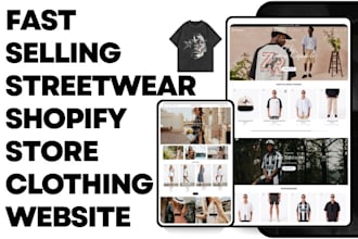 design fast selling clothing website streetwear store streetwear website