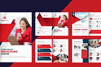 canva digital brochure, company profile, booklet annual report, product catalog