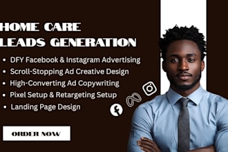 home care leads home care website logo healthcare leads elderly care leads