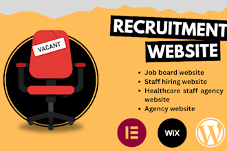 design recruitment website, job board, staffing agency site