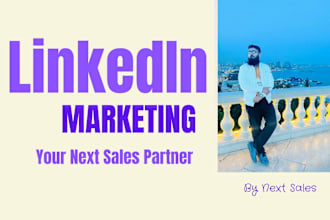 be your linkedin sales and marketing manager