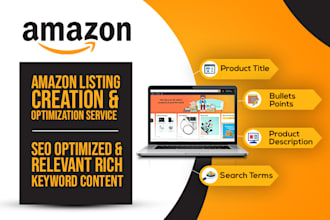 amazon listing description with SEO keywords optimization