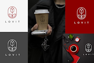 do highly modern minimal and luxury business logo designs